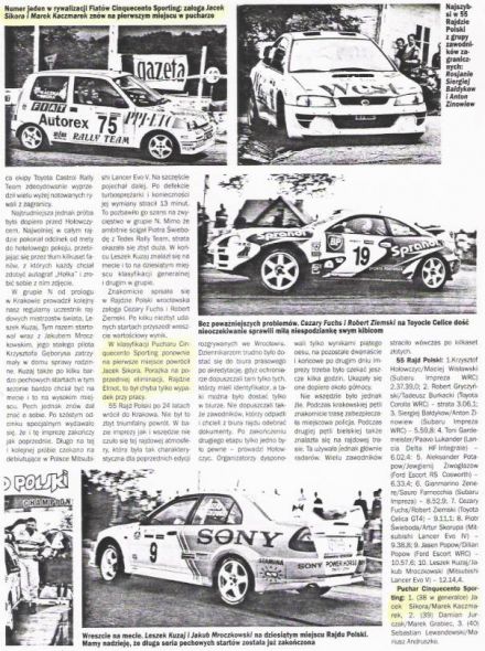 Rajd Polski - 1998r.